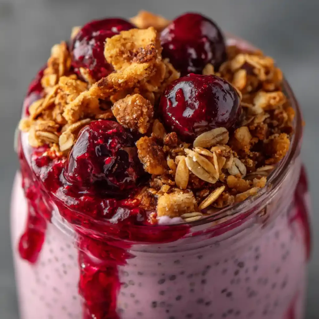 Cherry Chia Pudding