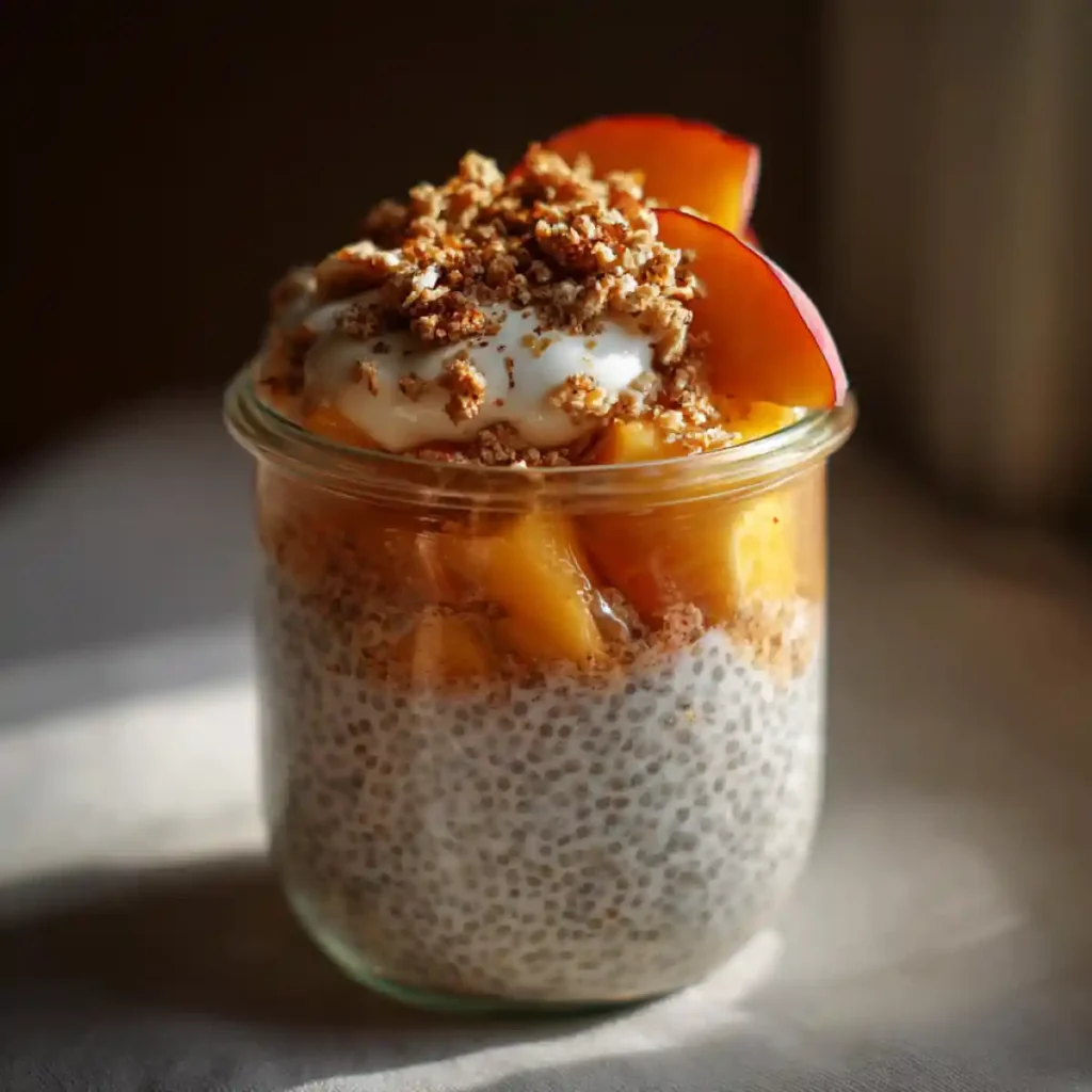 Peach Chia Pudding for Gentle Mornings and Gut-Friendly Balance 2 Peach Chia Pudding Recipe