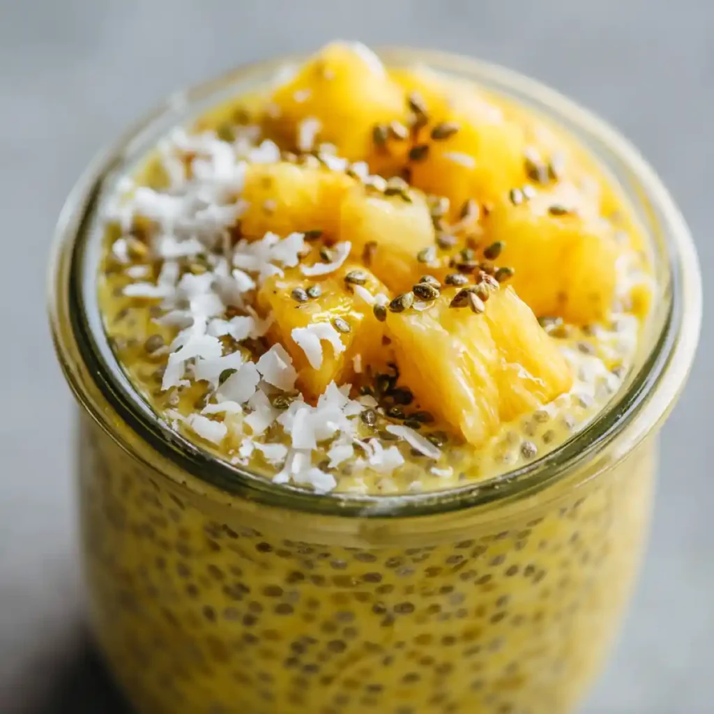 Pineapple Chia Seed Pudding Recipe