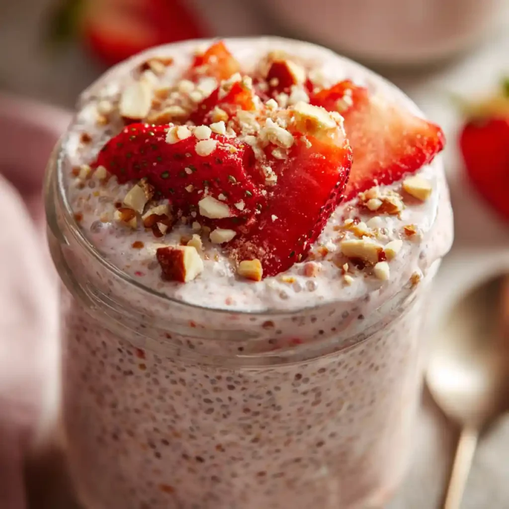 Strawberry Chia Seed Pudding Recipe